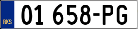 Truck License Plate